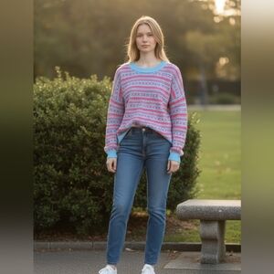 LOFT Women's Blue Sweater